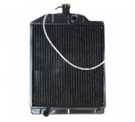 Chłodnica wody 4-rzędowa miedziana, mocowanie w szyny