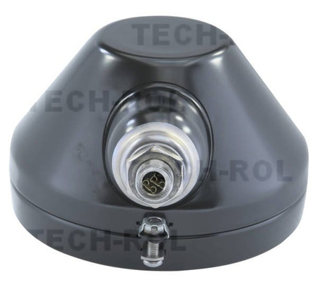 Reflektor przedni lewy, metalowy