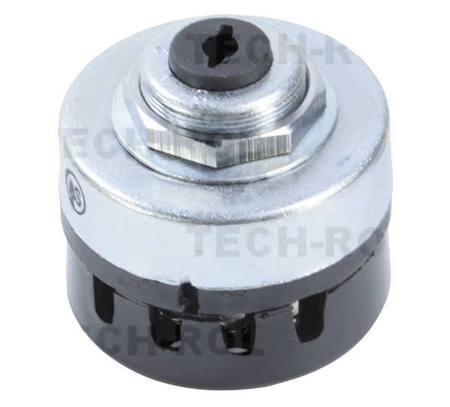 Stacyjka z kluczykiem, metalową nakrętką