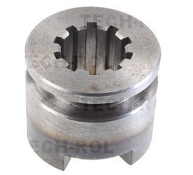 Sprzęgło kłowe przesuwne blokady