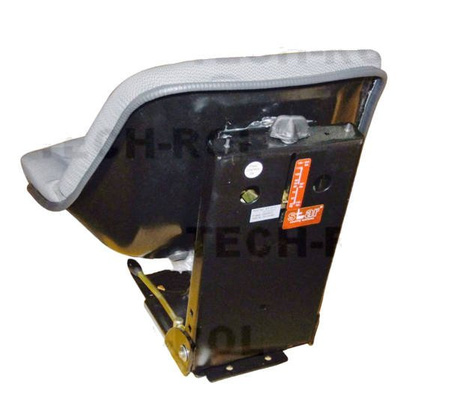 Siedzenie amortyzowane jednoczęściowe szare 