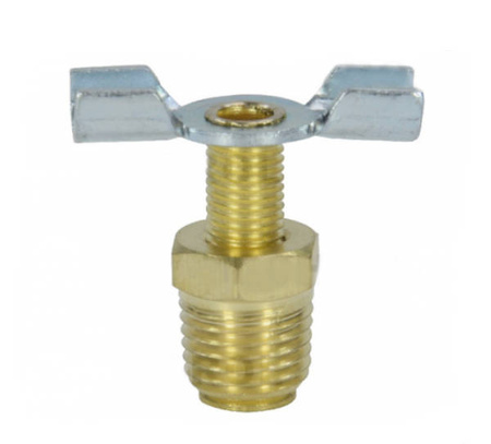 Kranik spustowy wody bloku 