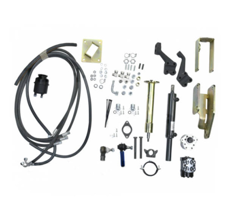 Wspomaganie układu kierowniczego siłownik poprzeczny, napęd z rozrządu