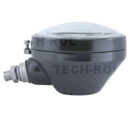 Reflektor przedni lewy, metalowy