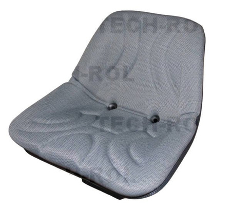 Siedzenie amortyzowane jednoczęściowe szare 