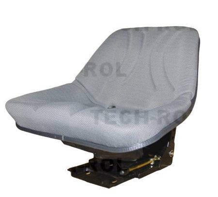 Siedzenie amortyzowane jednoczęściowe szare 