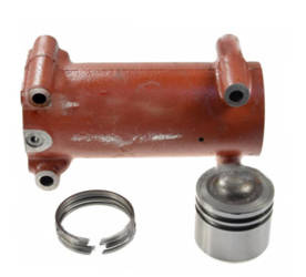 Cylinder podnośnika z tłokiem nowy typ