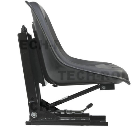 Siedzenie amortyzowane jednoczęściowe czarne