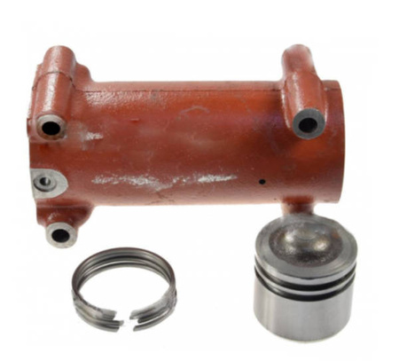 Cylinder podnośnika z tłokiem nowy typ