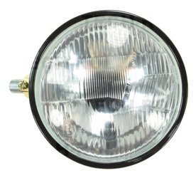 Reflektor przedni lewy, metalowy