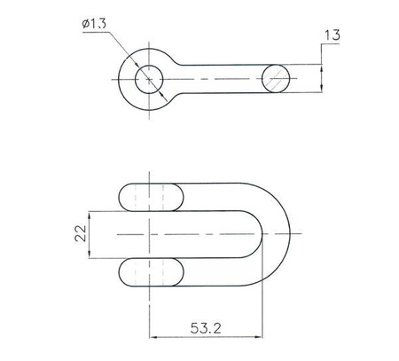Ucho łańcucha bocznego