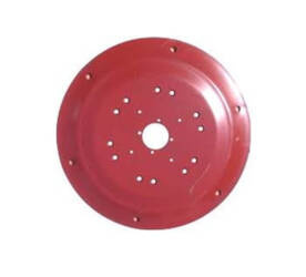 Talerz roboczy, kwadratowe otwory, malowany proszkowo