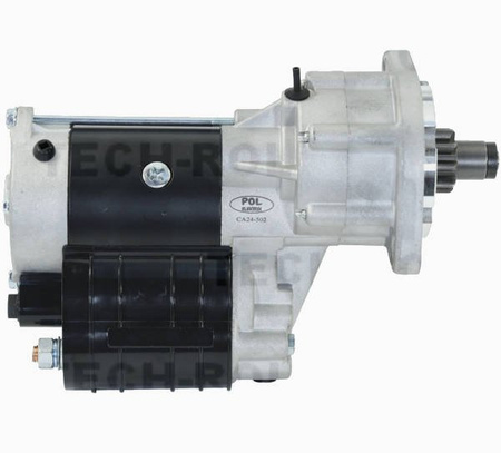 Rozrusznik z reduktorem, 12V, 2,8kW, napęd zębnika 9 zębów