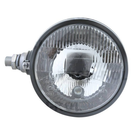 Reflektor przedni lewy, metalowy