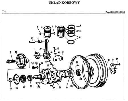 WAŁ KORBOWY C-330 KUTY THM