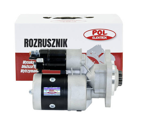 Rozrusznik z reduktorem, 12V, 2,7kW, napęd zębnika 10 zębów