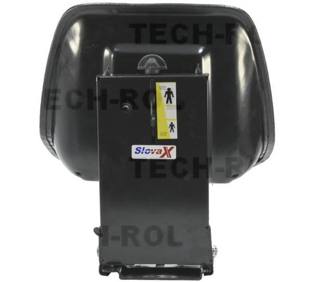 Siedzenie amortyzowane jednoczęściowe czarne