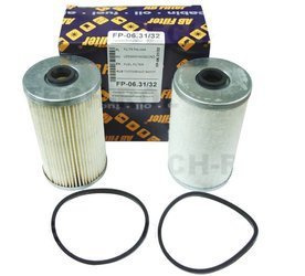 Komplet wkładów filtra paliwa