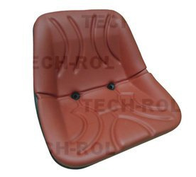 Siedzenie amortyzowane jednoczęściowe czerwone