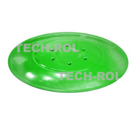 Talerz ślizgowy malowany proszkowo