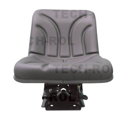 Siedzenie amortyzowane jednoczęściowe wąskie czarne