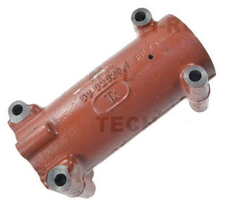 Cylinder podnośnika z tłokiem i pierścieniami metalowymi