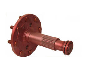 Wał koła tylnego ze szpilkami i nakrętkami łożyska - Oryginał