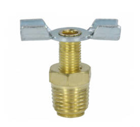 Kranik spustowy wody bloku