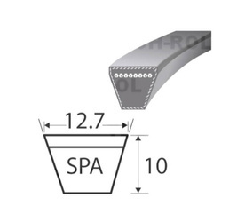 Pas klinowy żółty