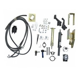 Wspomaganie układu kierowniczego siłownik poprzeczny, napęd z rozrządu