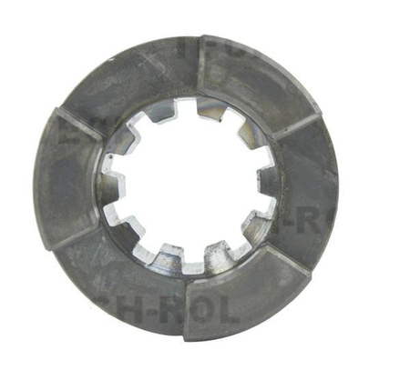 Sprzęgło kłowe przesuwne blokady