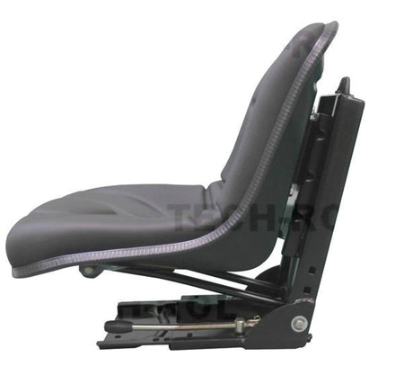 Siedzenie amortyzowane jednoczęściowe wąskie czarne