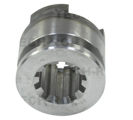 Sprzęgło kłowe przesuwne blokady