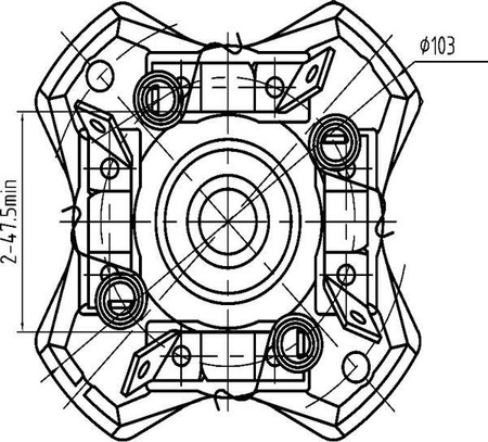 Tarcza tylna rozrusznika R11A
